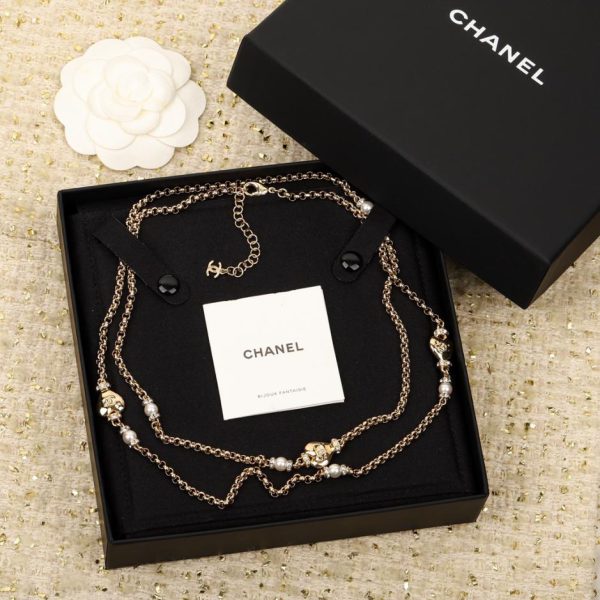 replica,repliche,fake,1:1,earrings,bracelet,ring,jewelry Catena del maglione dell’amore con catena Chanel