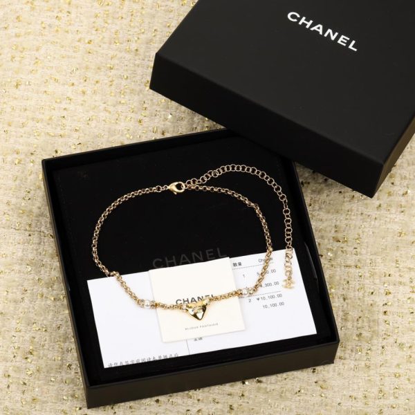 replica,repliche,fake,1:1,earrings,bracelet,ring,jewelry Collana d’amore lucida di Chanel