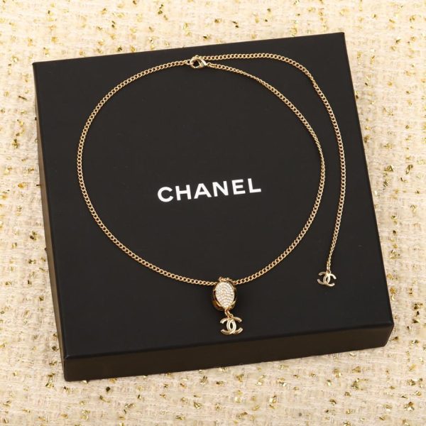 replica,repliche,fake,1:1,earrings,bracelet,ring,jewelry Collana doppia C di Chanel
