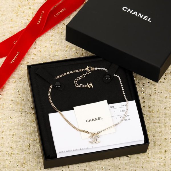 replica,repliche,fake,1:1,earrings,bracelet,ring,jewelry L’ultima collana doppia C di Chanel