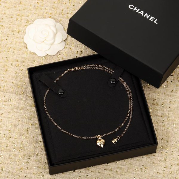 replica,repliche,fake,1:1,earrings,bracelet,ring,jewelry Collana d’amore lucida di Chanel