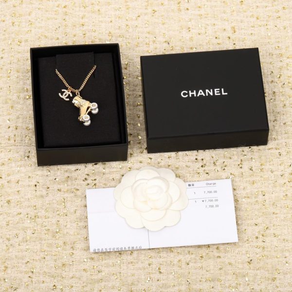 replica,repliche,fake,1:1,earrings,bracelet,ring,jewelry Collana da skate Chanel