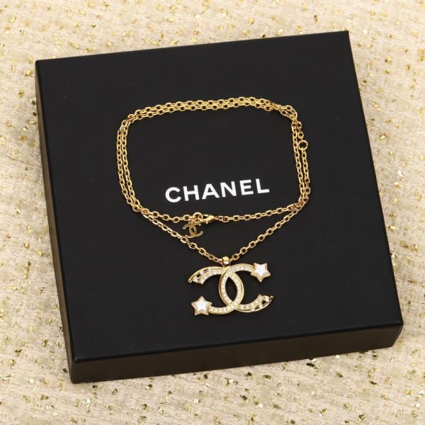 replica,repliche,fake,1:1,earrings,bracelet,ring,jewelry Collana Chanel stella a cinque punte