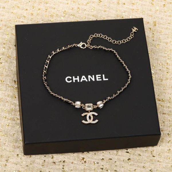 replica,repliche,fake,1:1,earrings,bracelet,ring,jewelry L’ultimo girocollo doppio diamante di Chanel