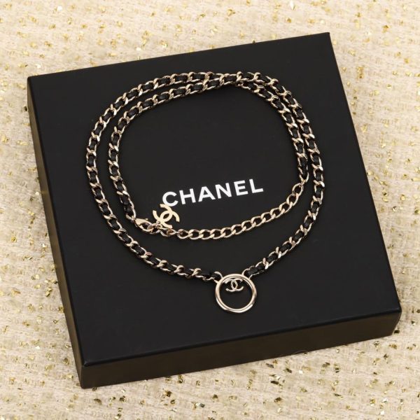 replica,repliche,fake,1:1,earrings,bracelet,ring,jewelry Occhiali Chanel appesi doppio girocollo