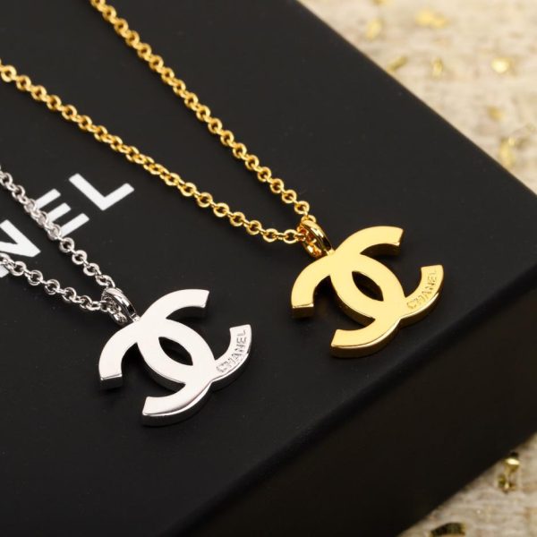 replica,repliche,fake,1:1,earrings,bracelet,ring,jewelry Collana doppia c di Chanel