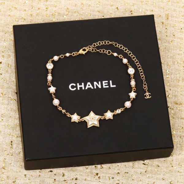 replica,repliche,fake,1:1,earrings,bracelet,ring,jewelry Girocollo stella a cinque punte di Chanel