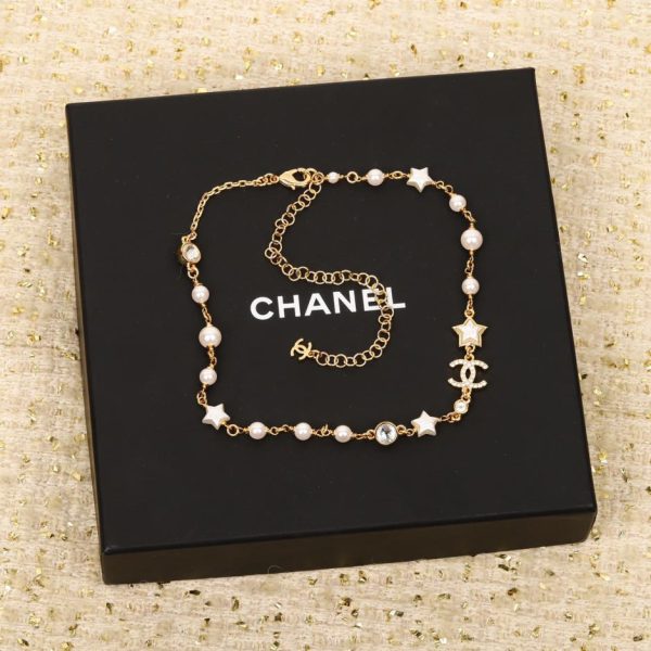replica,repliche,fake,1:1,earrings,bracelet,ring,jewelry Girocollo stella a cinque punte di Chanel