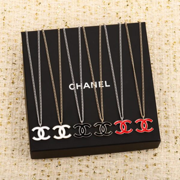 replica,repliche,fake,1:1,earrings,bracelet,ring,jewelry Collana Chanel doppia goccia d’olio