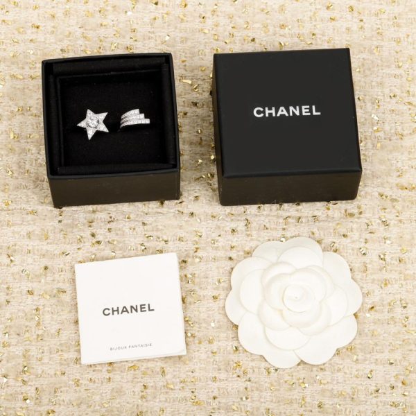 replica,repliche,fake,1:1,earrings,bracelet,ring,jewelry Anello aperto Chanel Cometa