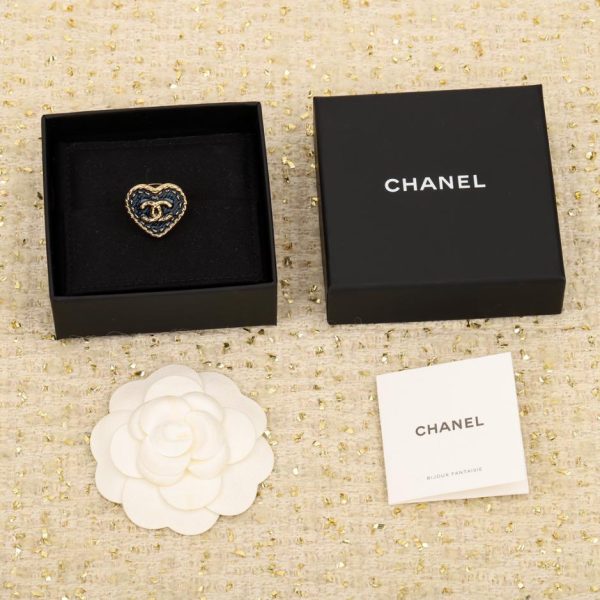 replica,repliche,fake,1:1,earrings,bracelet,ring,jewelry Anello dell’amore blu denim Chanel