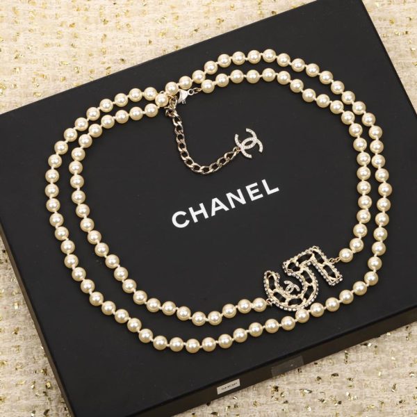 replica,repliche,fake,1:1,earrings,bracelet,ring,jewelry Catena maglione girocollo Chanel taglia 5