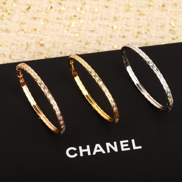 replica,repliche,fake,1:1,earrings,bracelet,ring,jewelry Bracciale stretto Chanel Diamond Full Diamond