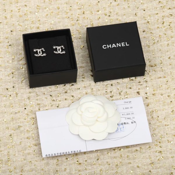 Orecchini Chanel doppia C stella a cinque punte
