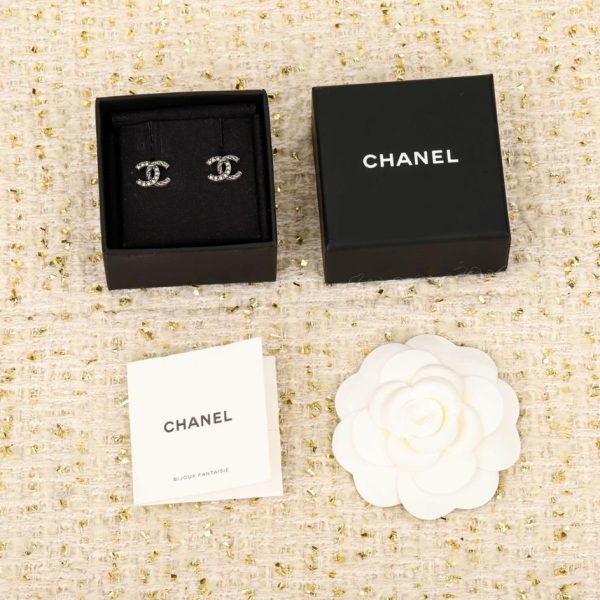 replica,repliche,fake,1:1,earrings,bracelet,ring,jewelry Orecchini doppia c di Chanel