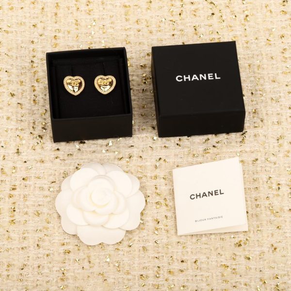 Orecchini doppia c Chanel Love