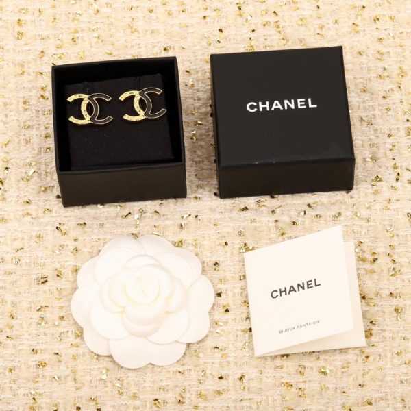 replica,repliche,fake,1:1,earrings,bracelet,ring,jewelry Orecchini doppia c di Chanel