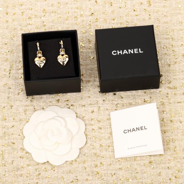 Orecchini doppia c Chanel Love