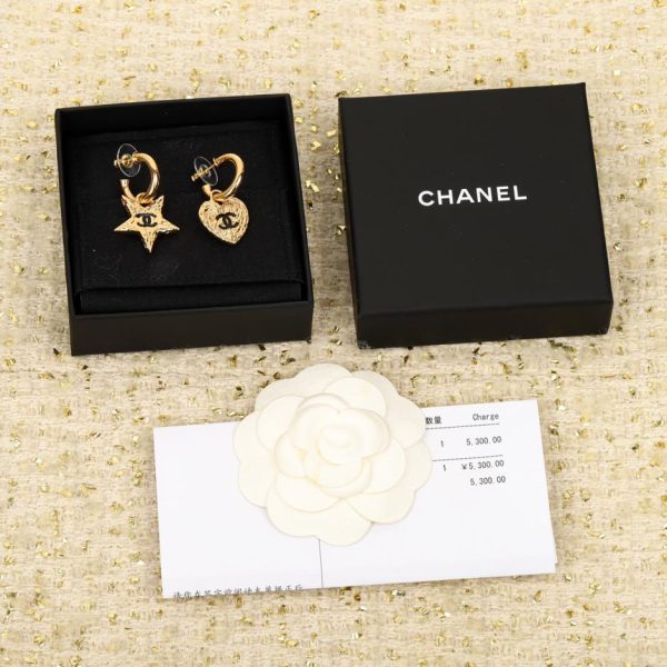 Orecchini doppia c Chanel AB