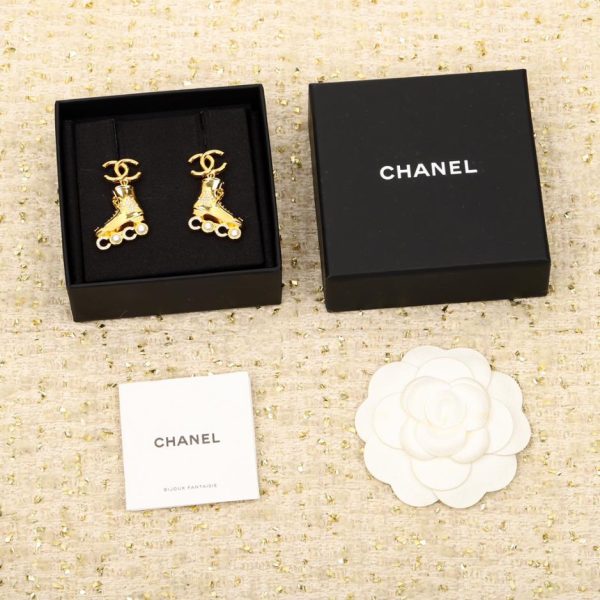 replica,repliche,fake,1:1,earrings,bracelet,ring,jewelry Orecchini da skate Chanel
