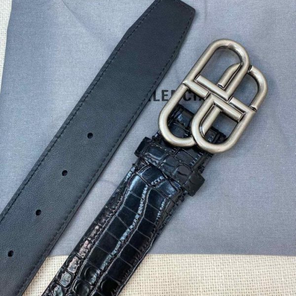 replica,repliche,fake,1:1,earrings,bracelet,ring,jewelry Cintura Balenciaga motivo coccodrillo/larghezza 3,5