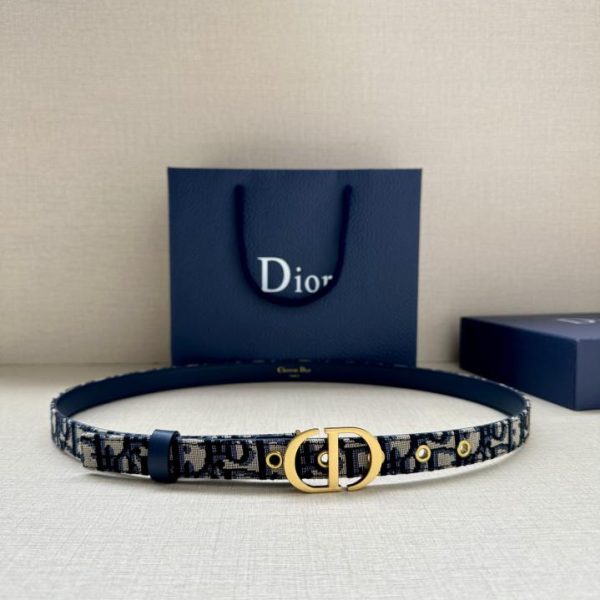 Tracolla da sella Dior larga 2,0 cm