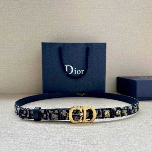 Tracolla da sella Dior larga 2,0 cm