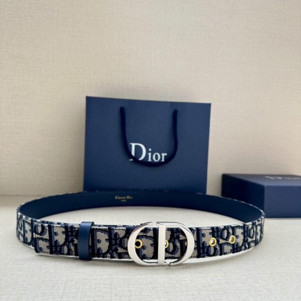 Tracolla da sella Dior larga 3,0 cm