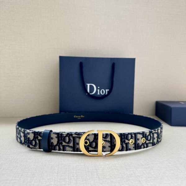 Tracolla da sella Dior larga 3,0 cm