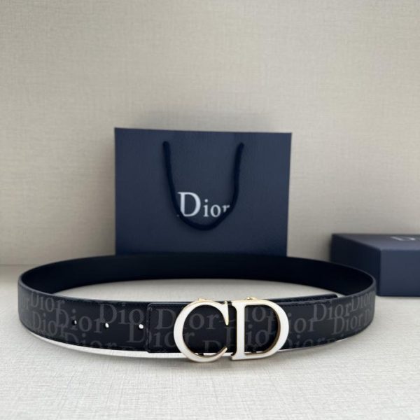 replica,repliche,fake,1:1,earrings,bracelet,ring,jewelry Cintura reversibile Dior 35 mm