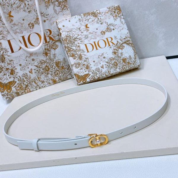 replica,repliche,fake,1:1,earrings,bracelet,ring,jewelry Cintura Dior Montaigne in pelle di vitello 1,5 cm