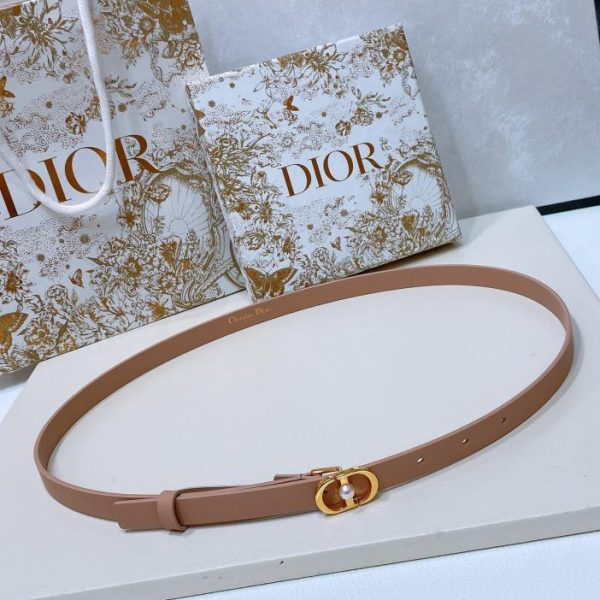 replica,repliche,fake,1:1,earrings,bracelet,ring,jewelry Cintura Dior Montaigne in pelle di vitello 1,5 cm