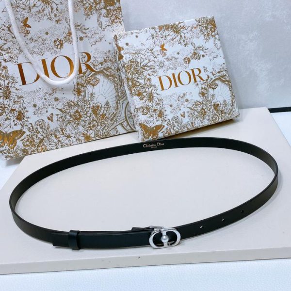 replica,repliche,fake,1:1,earrings,bracelet,ring,jewelry Cintura Dior Montaigne in pelle di vitello 1,5 cm