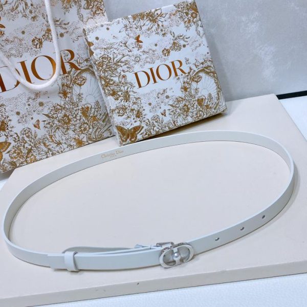 replica,repliche,fake,1:1,earrings,bracelet,ring,jewelry Cintura Dior Montaigne in pelle di vitello 1,5 cm