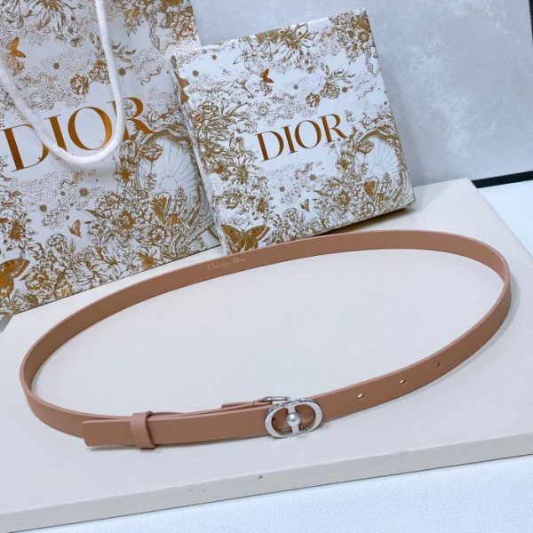 replica,repliche,fake,1:1,earrings,bracelet,ring,jewelry Cintura Dior Montaigne in pelle di vitello 1,5 cm