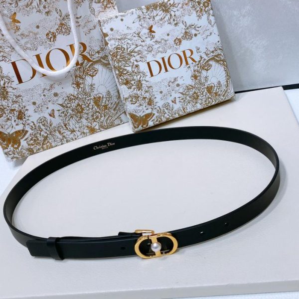 replica,repliche,fake,1:1,earrings,bracelet,ring,jewelry Cintura in pelle Dior Montaigne 2,0 cm