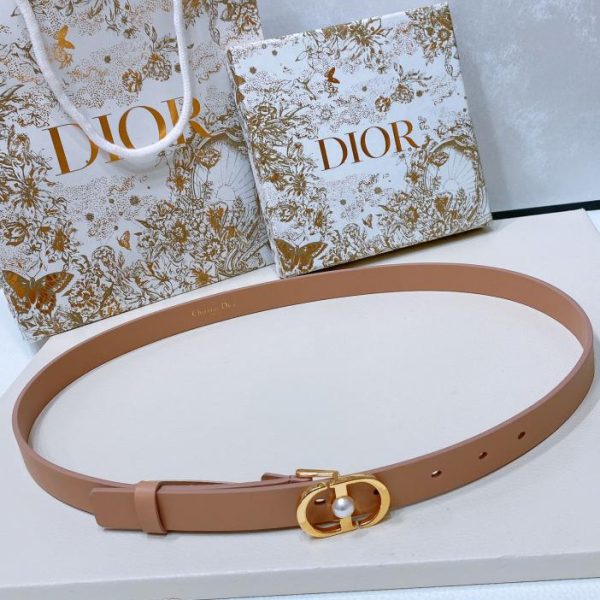 replica,repliche,fake,1:1,earrings,bracelet,ring,jewelry Cintura in pelle Dior Montaigne 2,0 cm