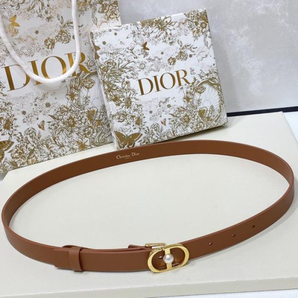 replica,repliche,fake,1:1,earrings,bracelet,ring,jewelry Cintura in pelle Dior Montaigne 2,0 cm