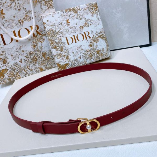 replica,repliche,fake,1:1,earrings,bracelet,ring,jewelry Cintura in pelle Dior Montaigne 2,0 cm