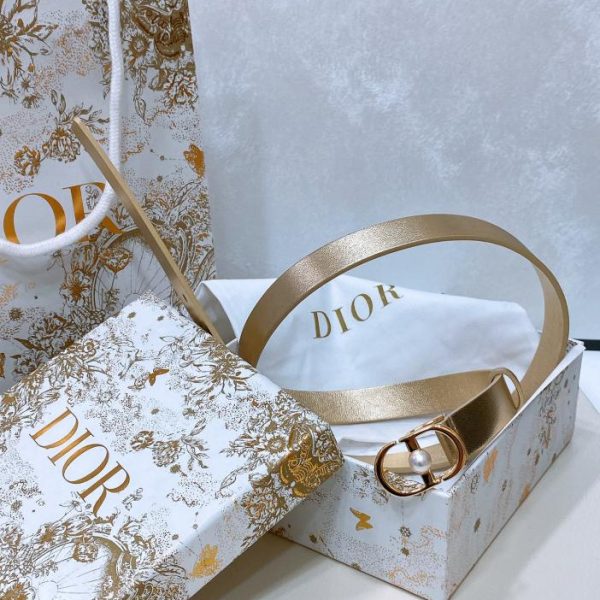 replica,repliche,fake,1:1,earrings,bracelet,ring,jewelry Cintura in pelle Dior Montaigne 2,0 cm