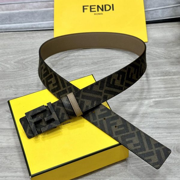 replica,repliche,fake,1:1,earrings,bracelet,ring,jewelry Cintura reversibile FENDI a doppio passante