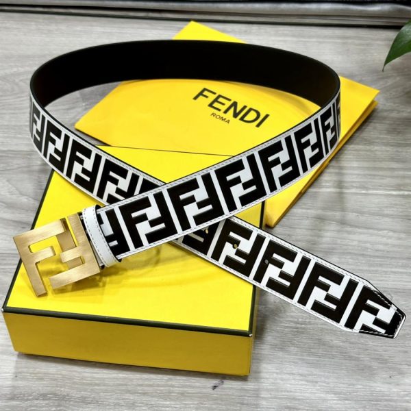 replica,repliche,fake,1:1,earrings,bracelet,ring,jewelry Cintura larga FENDI 38MM in stile logo largo