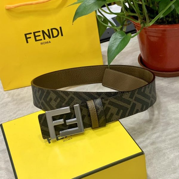 replica,repliche,fake,1:1,earrings,bracelet,ring,jewelry Cintura reversibile FENDI a doppio passante
