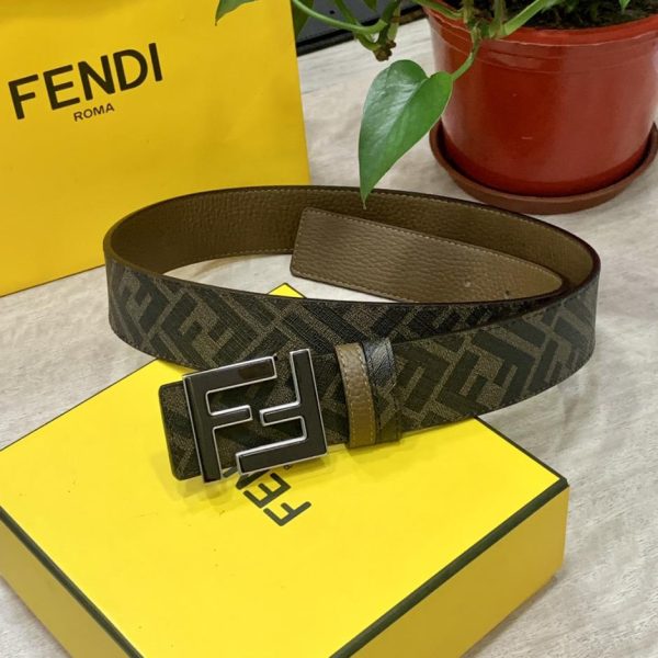 replica,repliche,fake,1:1,earrings,bracelet,ring,jewelry Cintura reversibile FENDI a doppio passante