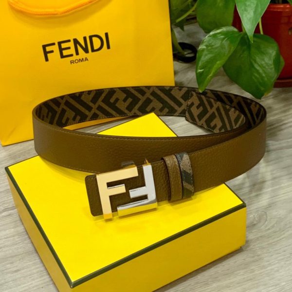 replica,repliche,fake,1:1,earrings,bracelet,ring,jewelry Cintura reversibile FENDI a doppio passante