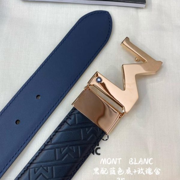 replica,repliche,fake,1:1,earrings,bracelet,ring,jewelry Cintura Montblanc larga 3,5 cm