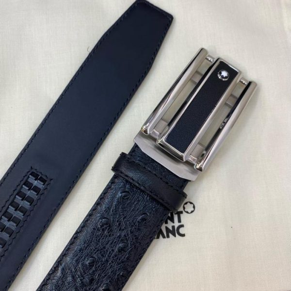 replica,repliche,fake,1:1,earrings,bracelet,ring,jewelry Cintura da uomo Montblanc larghezza 34MM