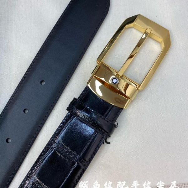 replica,repliche,fake,1:1,earrings,bracelet,ring,jewelry Cintura Montblanc larga 3,5 cm