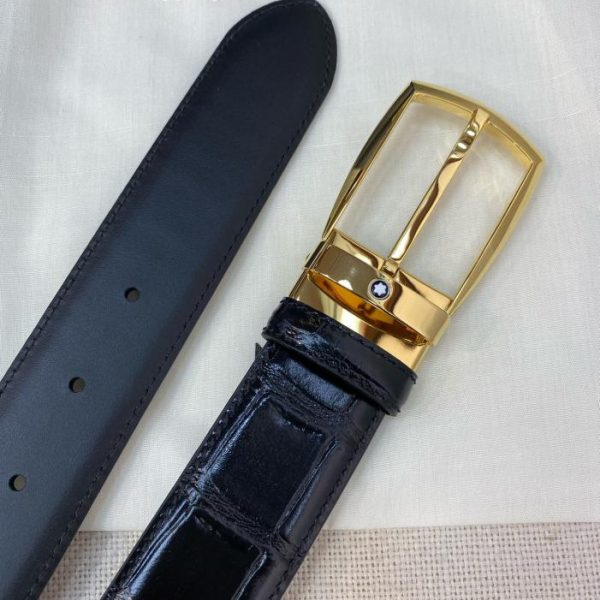replica,repliche,fake,1:1,earrings,bracelet,ring,jewelry Cintura Montblanc larga 3,5 cm