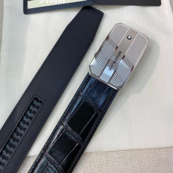 replica,repliche,fake,1:1,earrings,bracelet,ring,jewelry Cintura da uomo Montblanc larghezza 34MM